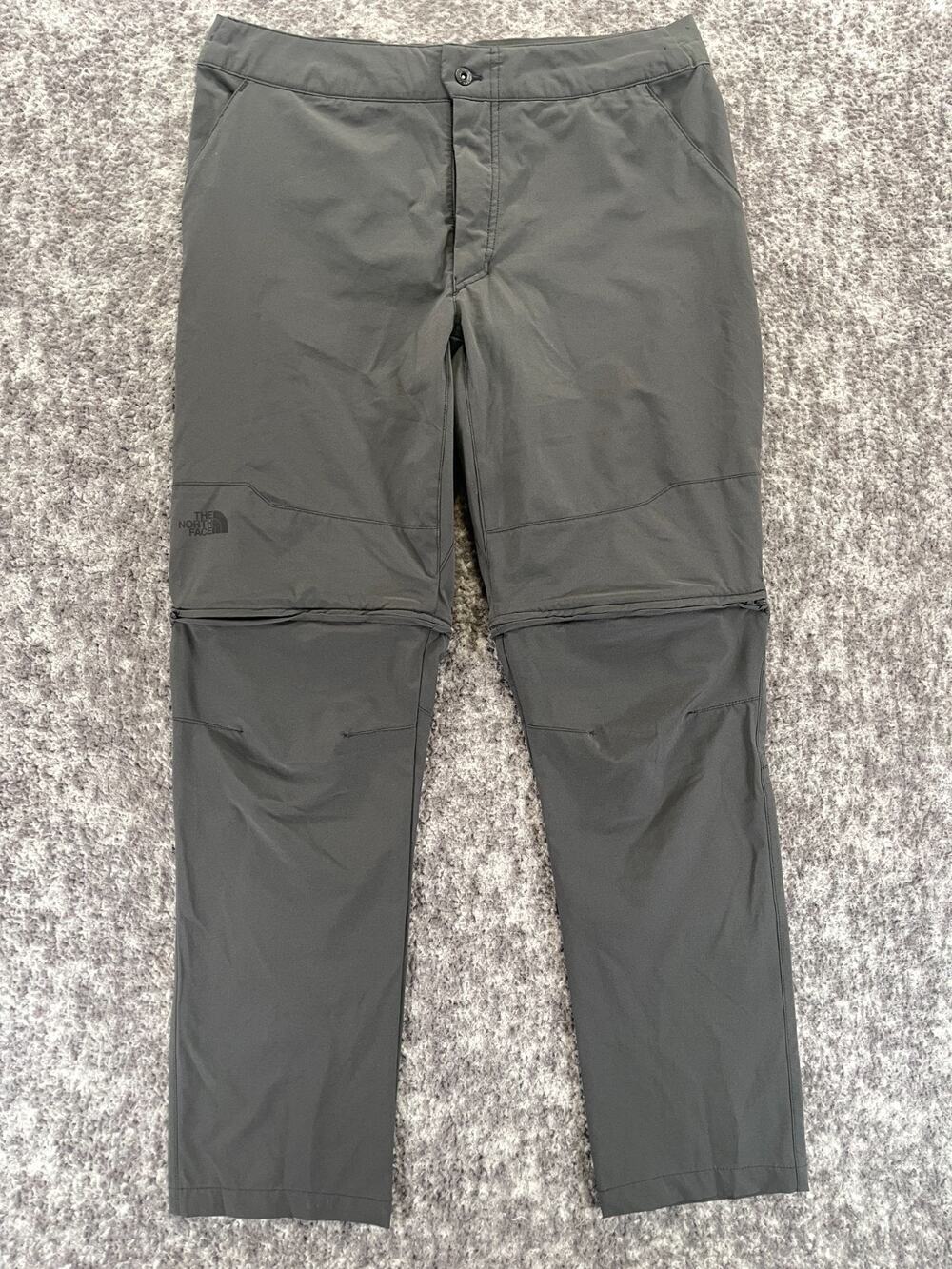 The North Face Paramount Convertible Pants Men's 34X32 Gray Outdoor Performance